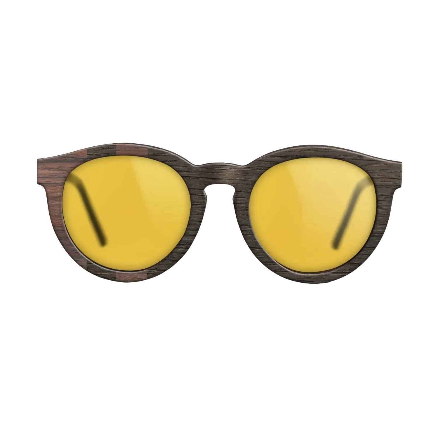 Rosewood Reconstituted,Fumed Oak: Splice - The Rebel - Round - SIRIS wood optic