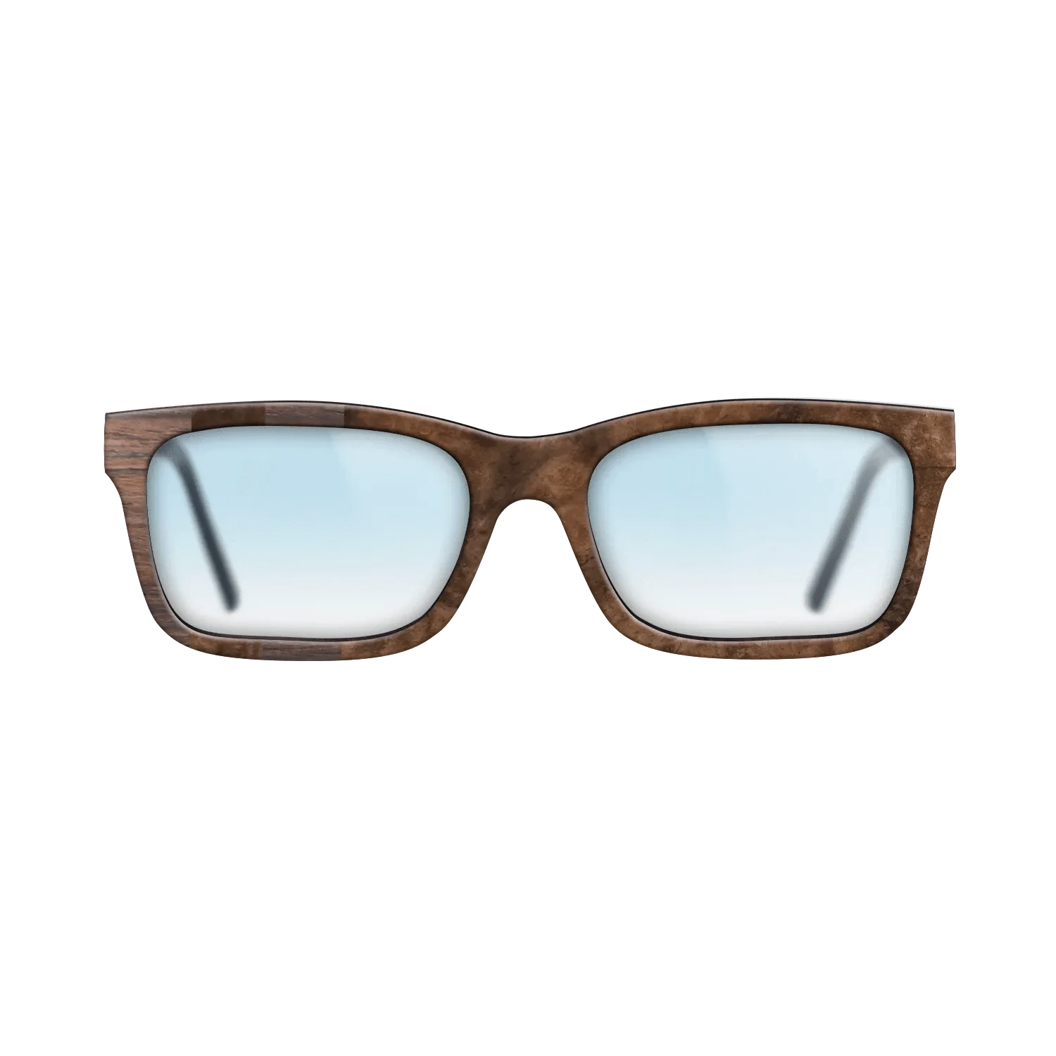 Rosewood Reconstituted,Walnut Burl: Splice - The Sage - Rectangle - SIRIS wood optic