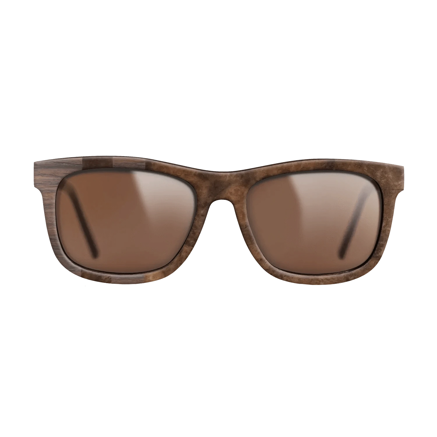 Rosewood Reconstituted,Walnut Burl: Splice - The Hero - Square - SIRIS wood optic