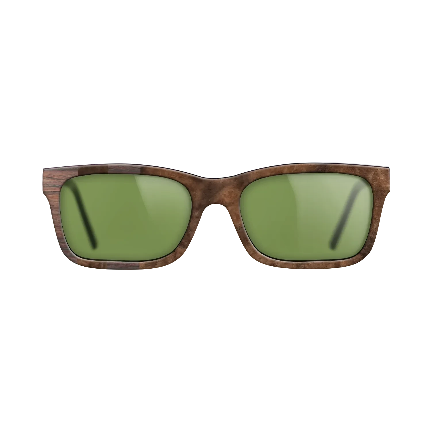 Rosewood Reconstituted,Walnut Burl: Splice - The Sage - Rectangle - SIRIS wood optic