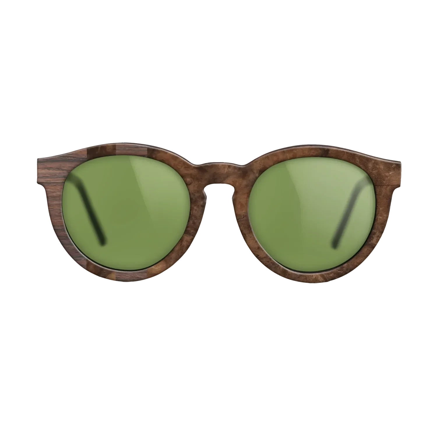 Rosewood Reconstituted,Walnut Burl: Splice - The Rebel - Round - SIRIS wood optic