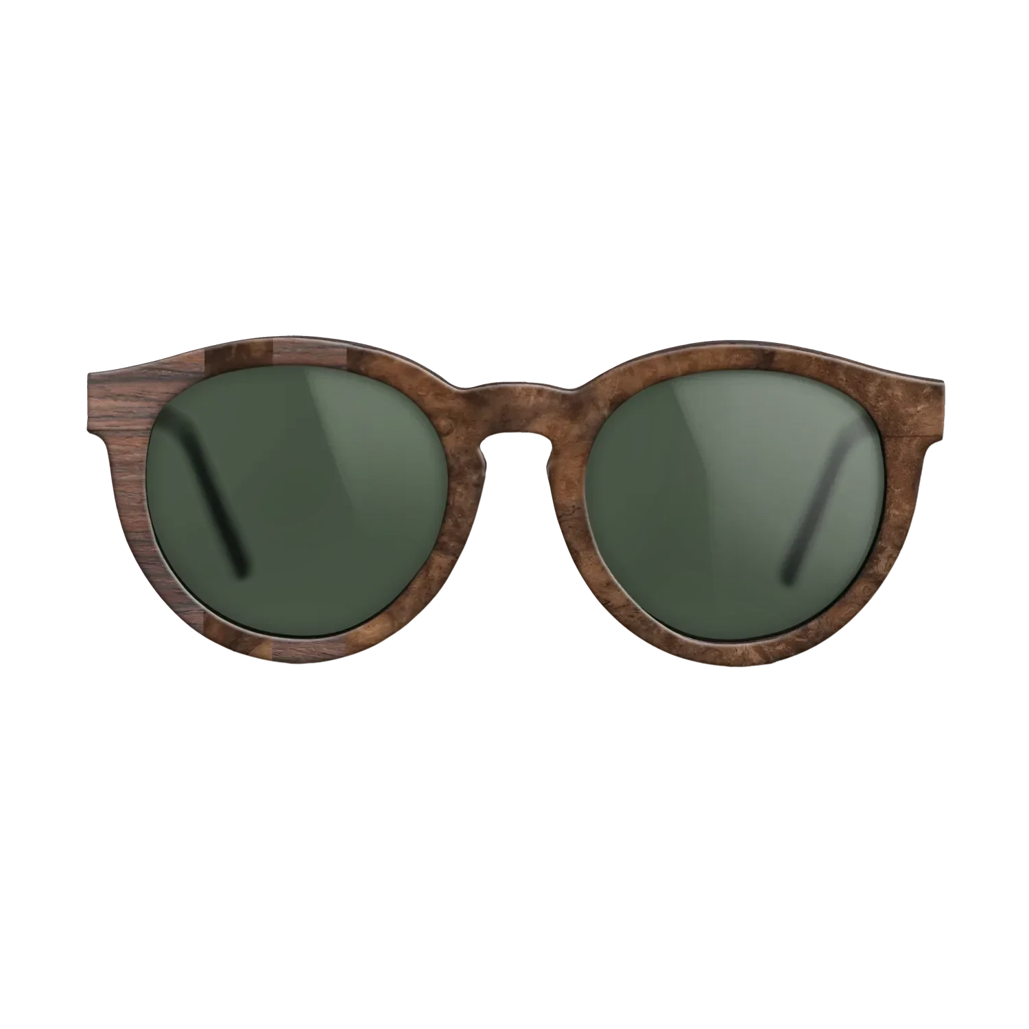 Rosewood Reconstituted,Walnut Burl: Splice - The Rebel - Round - SIRIS wood optic