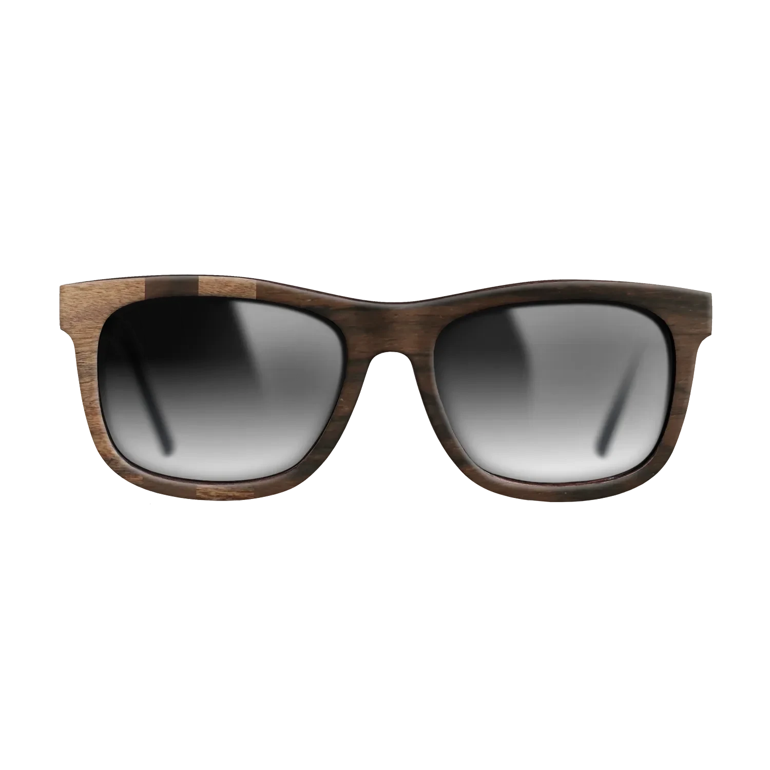 Walnut Claro Light,Ziricote Dark Quartered: Splice - The Hero - Square - SIRIS wood optic