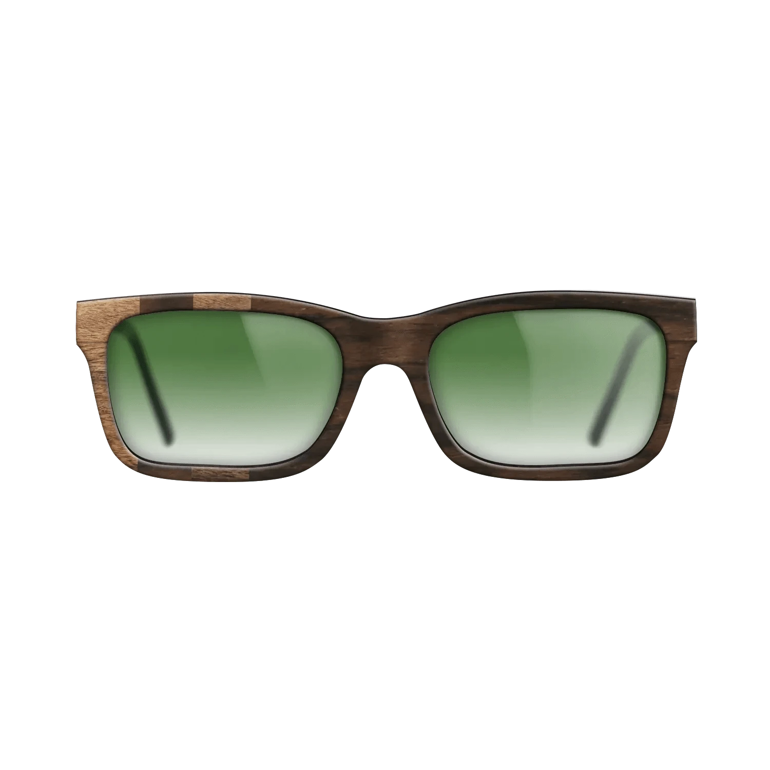Walnut Claro Light,Ziricote Dark Quartered: Splice - The Sage - Rectangle - SIRIS wood optic