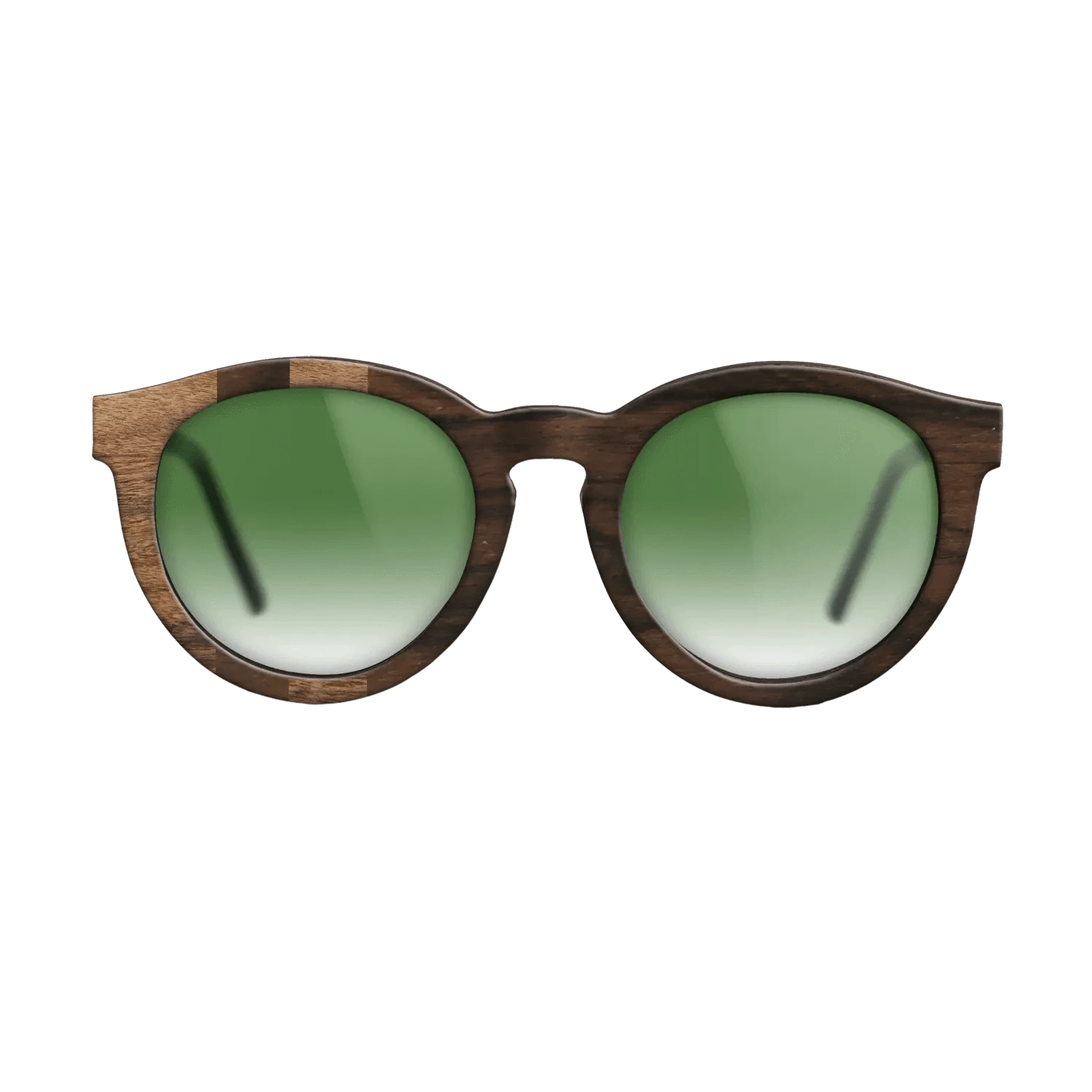 Walnut Claro Light,Ziricote Dark Quartered: Splice - The Rebel - Round - SIRIS wood optic