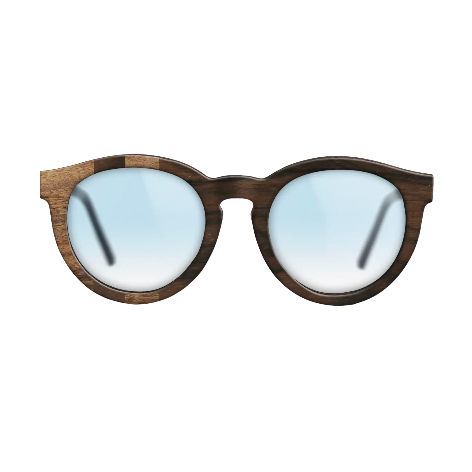 Walnut Claro Light,Ziricote Dark Quartered: Splice - The Rebel - Round - SIRIS wood optic