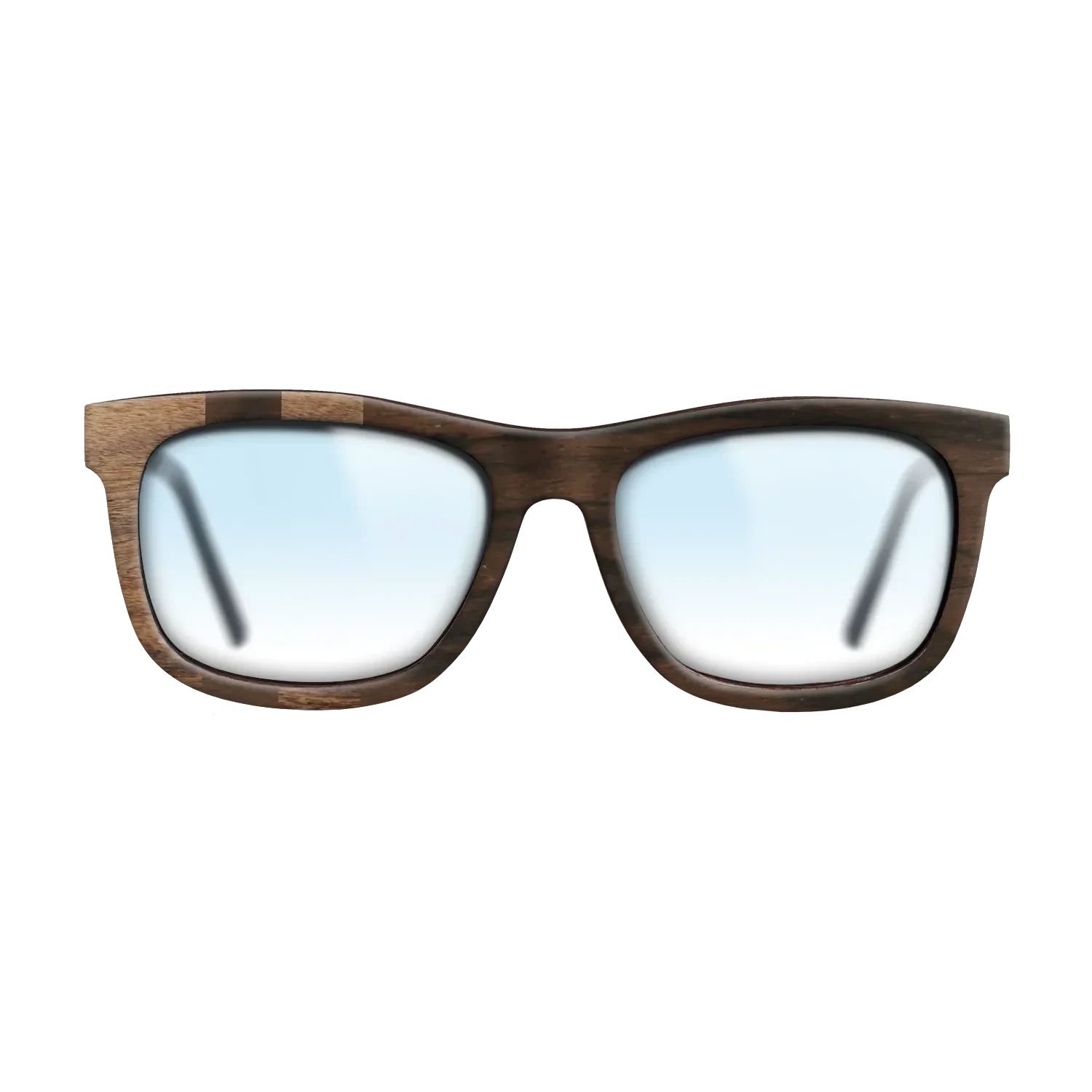 Walnut Claro Light,Ziricote Dark Quartered: Splice - The Hero - Square - SIRIS wood optic