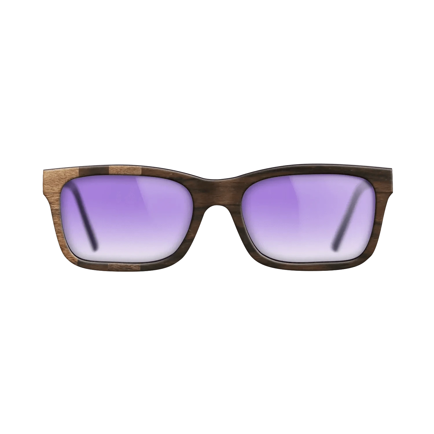 Walnut Claro Light,Ziricote Dark Quartered: Splice - The Sage - Rectangle - SIRIS wood optic