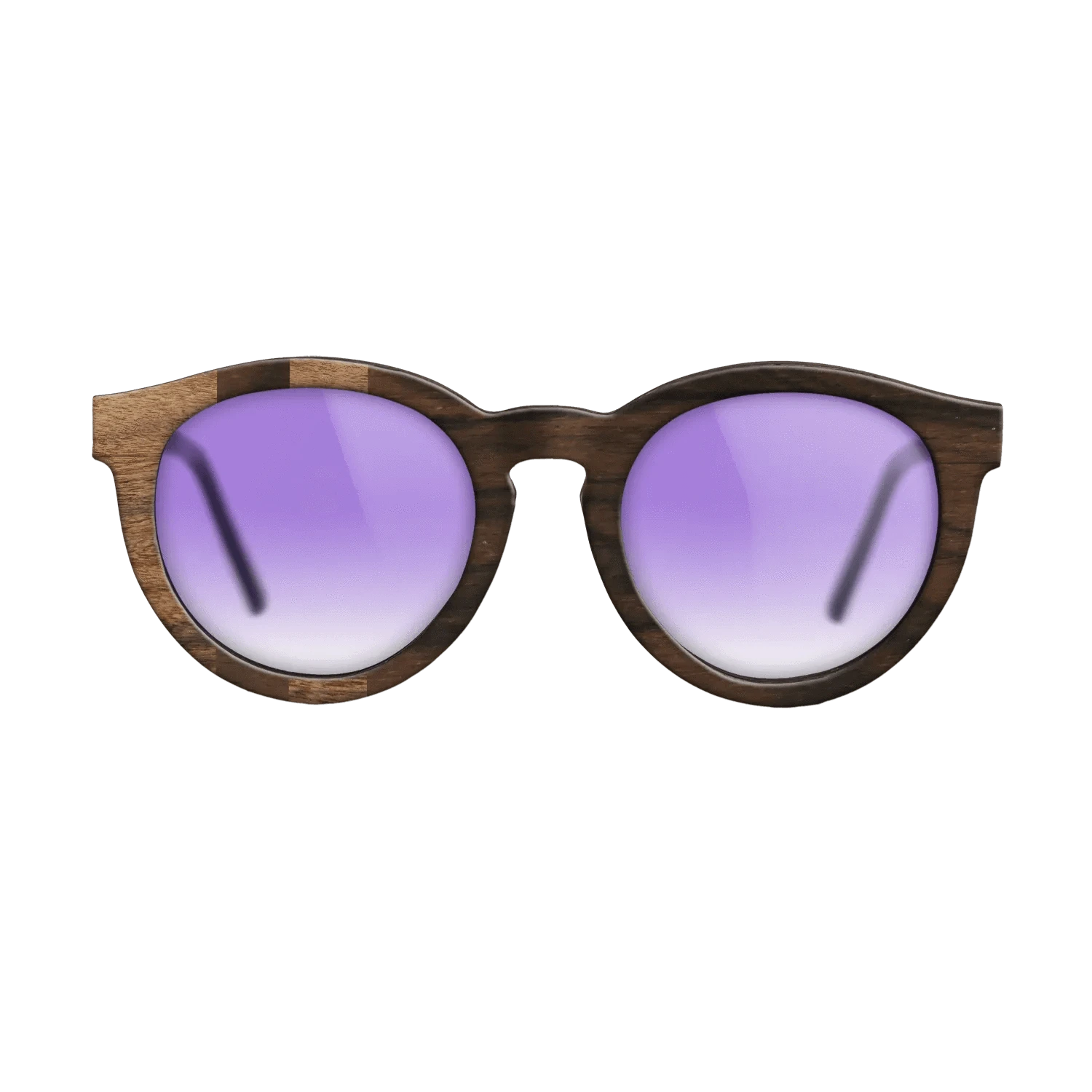 Walnut Claro Light,Ziricote Dark Quartered: Splice - The Rebel - Round - SIRIS wood optic