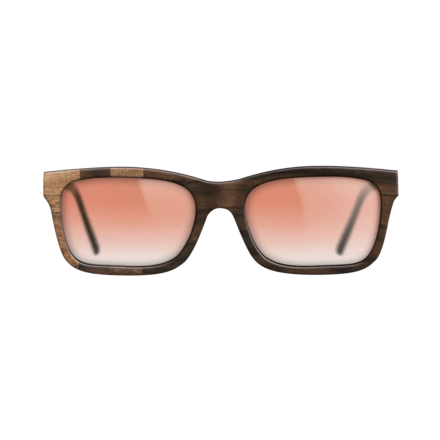 Walnut Claro Light,Ziricote Dark Quartered: Splice - The Sage - Rectangle - SIRIS wood optic
