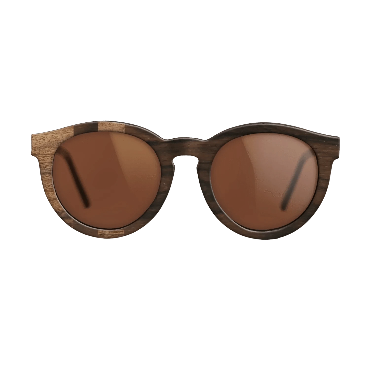 Walnut Claro Light,Ziricote Dark Quartered: Splice - The Rebel - Round - SIRIS wood optic