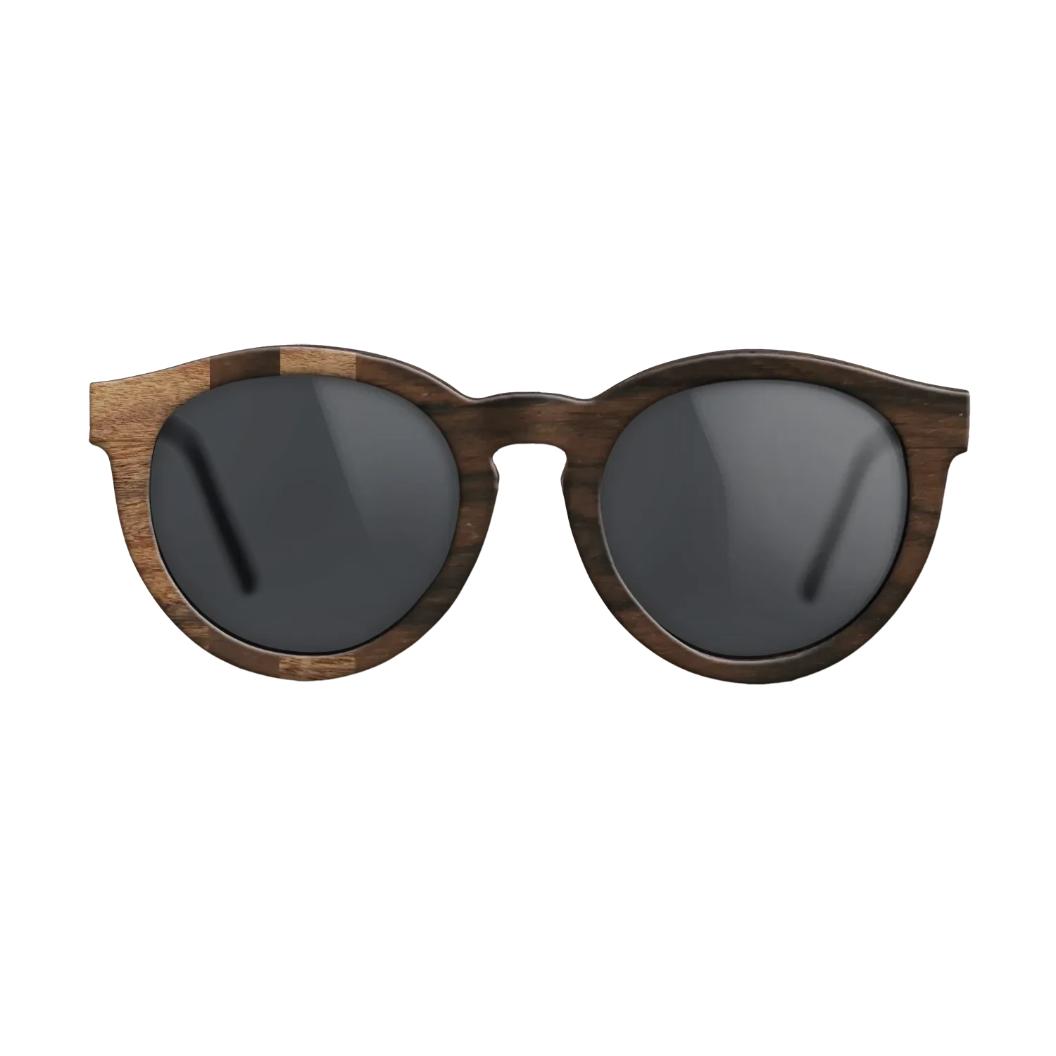 Walnut Claro Light,Ziricote Dark Quartered: Splice - The Rebel - Round - SIRIS wood optic