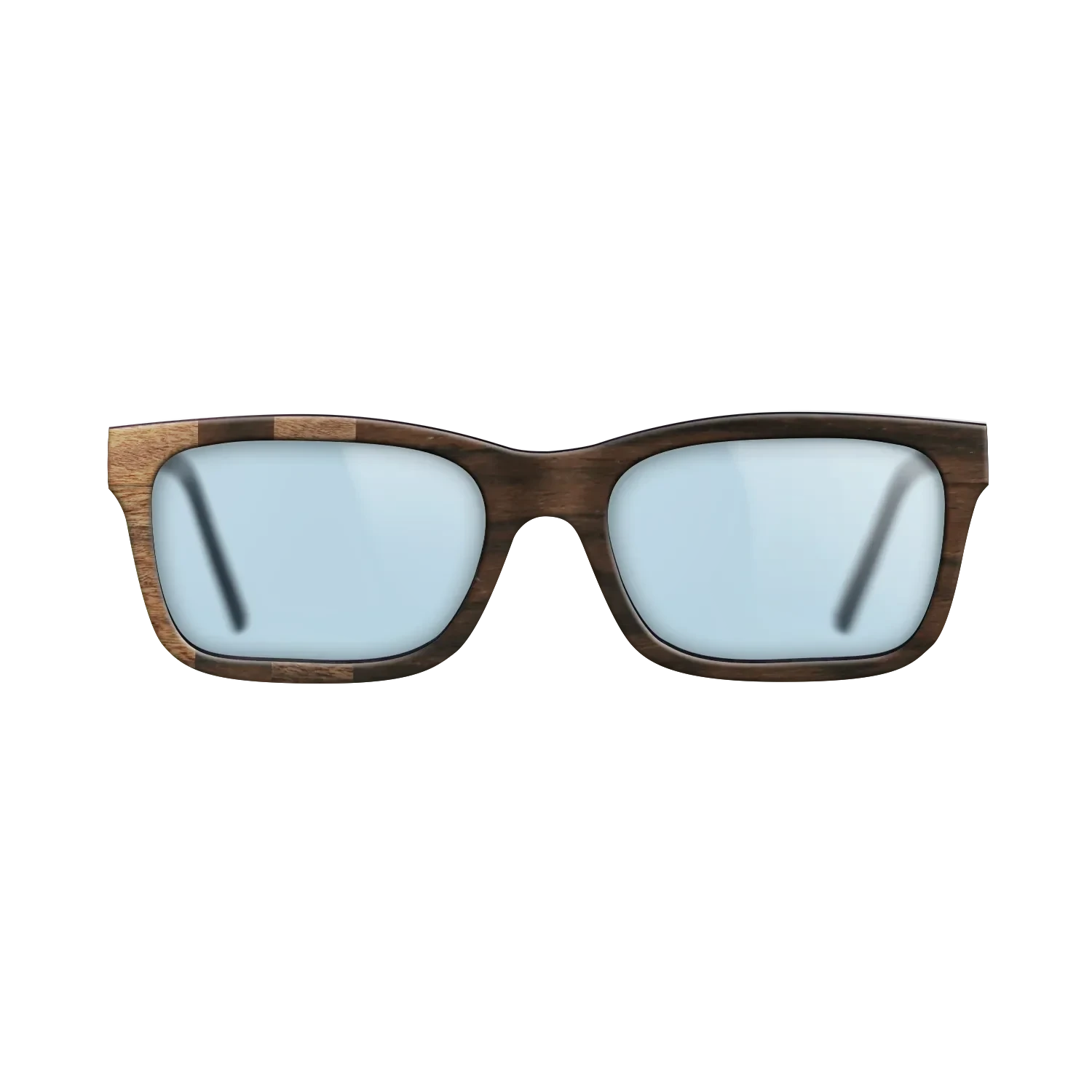 Walnut Claro Light,Ziricote Dark Quartered: Splice - The Sage - Rectangle - SIRIS wood optic