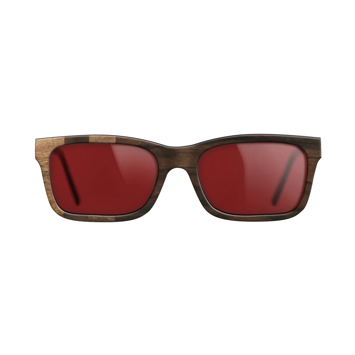 Walnut Claro Light,Ziricote Dark Quartered: Splice - The Sage - Rectangle - SIRIS wood optic