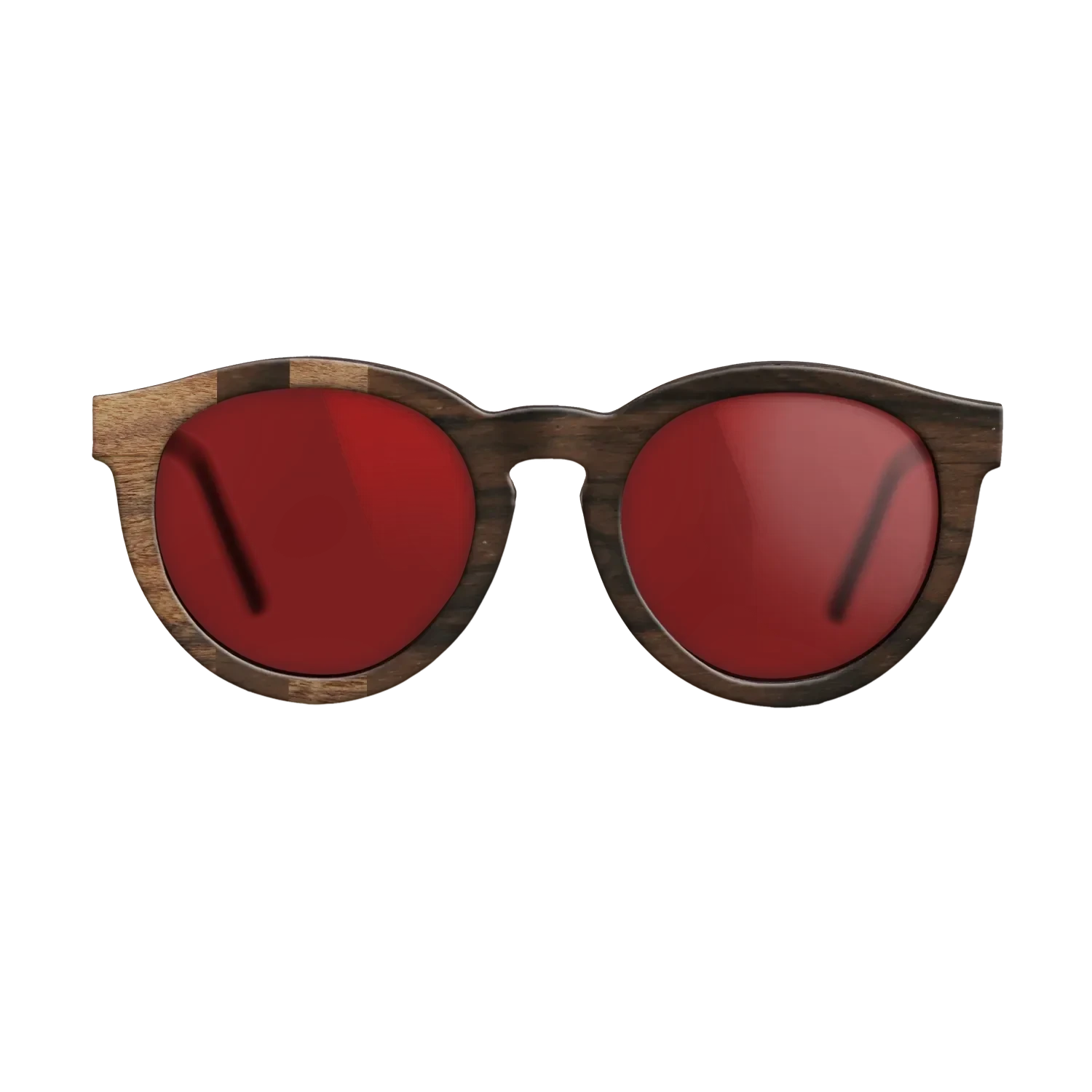 Walnut Claro Light,Ziricote Dark Quartered: Splice - The Rebel - Round - SIRIS wood optic
