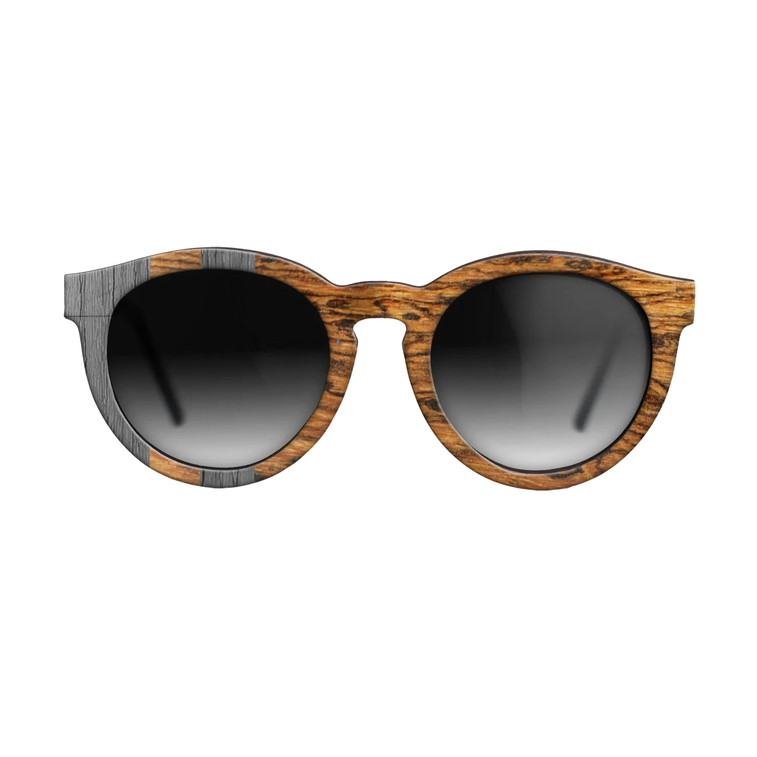 Poplar Dyed: Grey,Bocote: Splice - The Rebel - Round - SIRIS wood optic