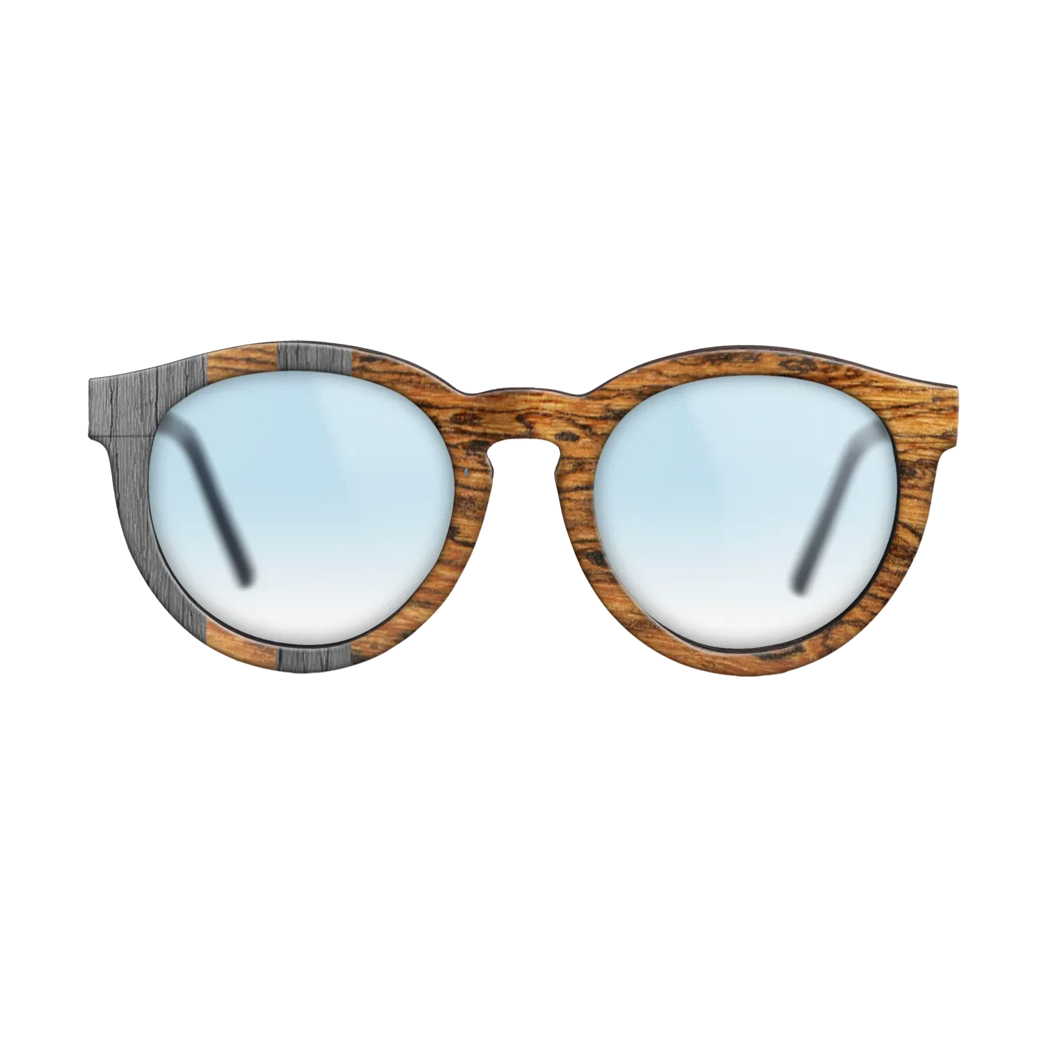 Poplar Dyed: Grey,Bocote: Splice - The Rebel - Round - SIRIS wood optic