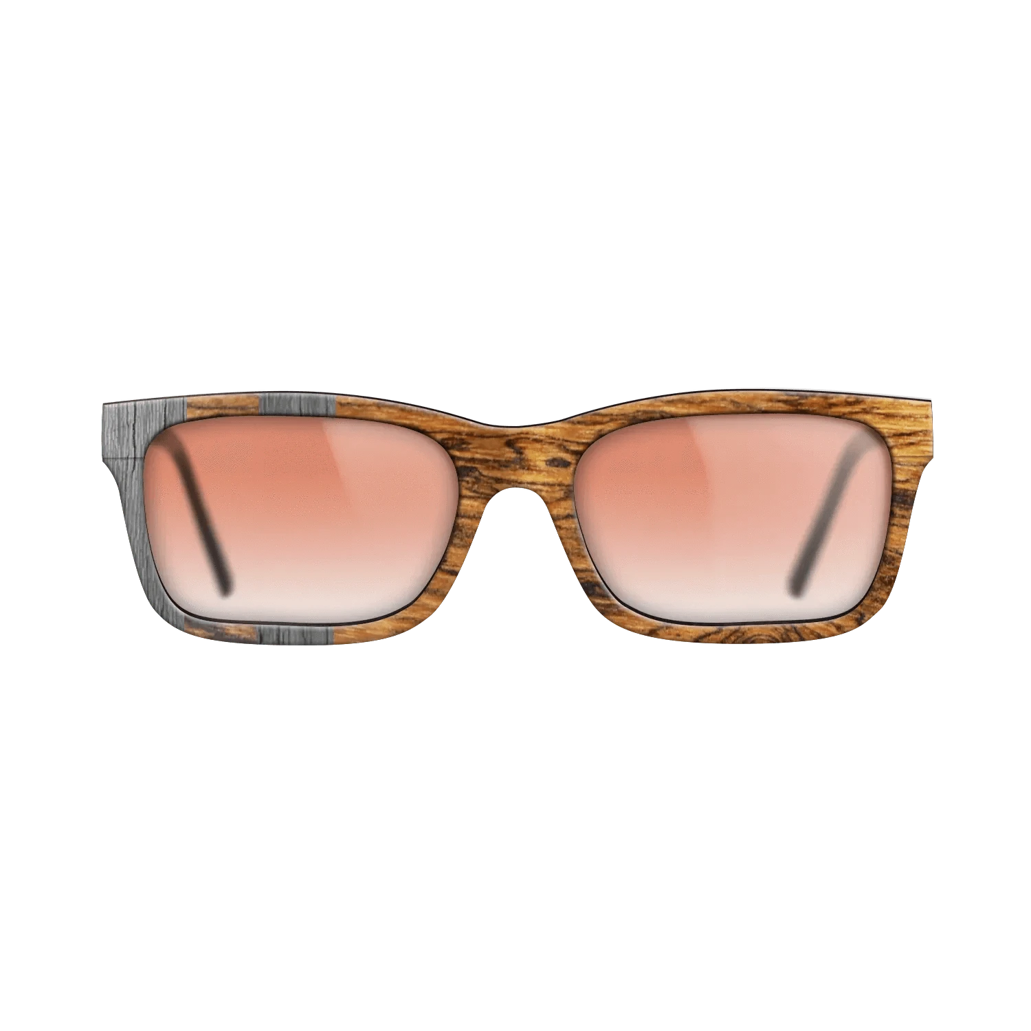 Poplar Dyed: Grey,Bocote: Splice - The Sage - Rectangle - SIRIS wood optic