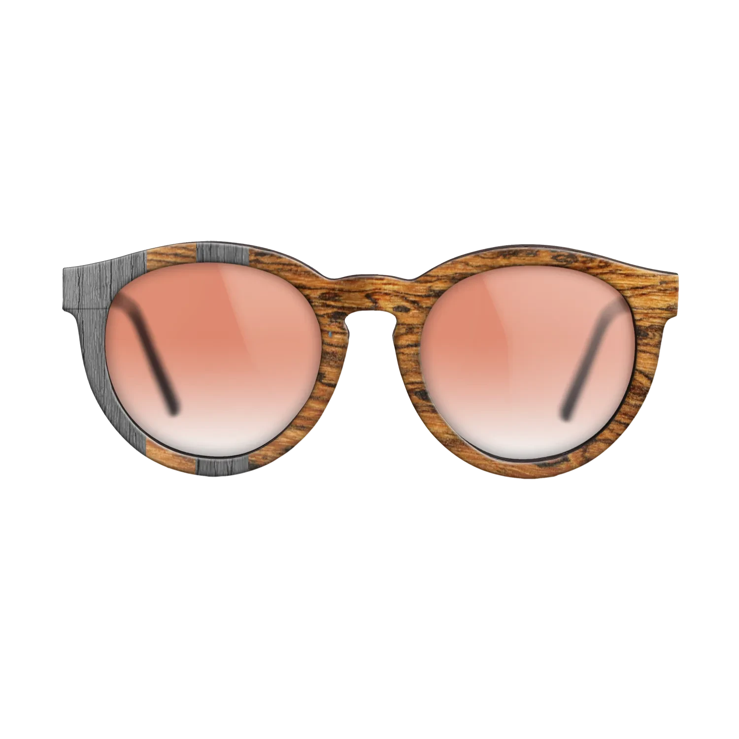 Poplar Dyed: Grey,Bocote: Splice - The Rebel - Round - SIRIS wood optic