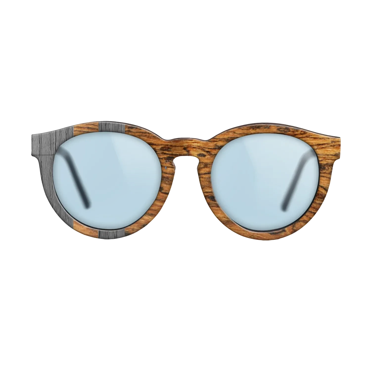 Poplar Dyed: Grey,Bocote: Splice - The Rebel - Round - SIRIS wood optic
