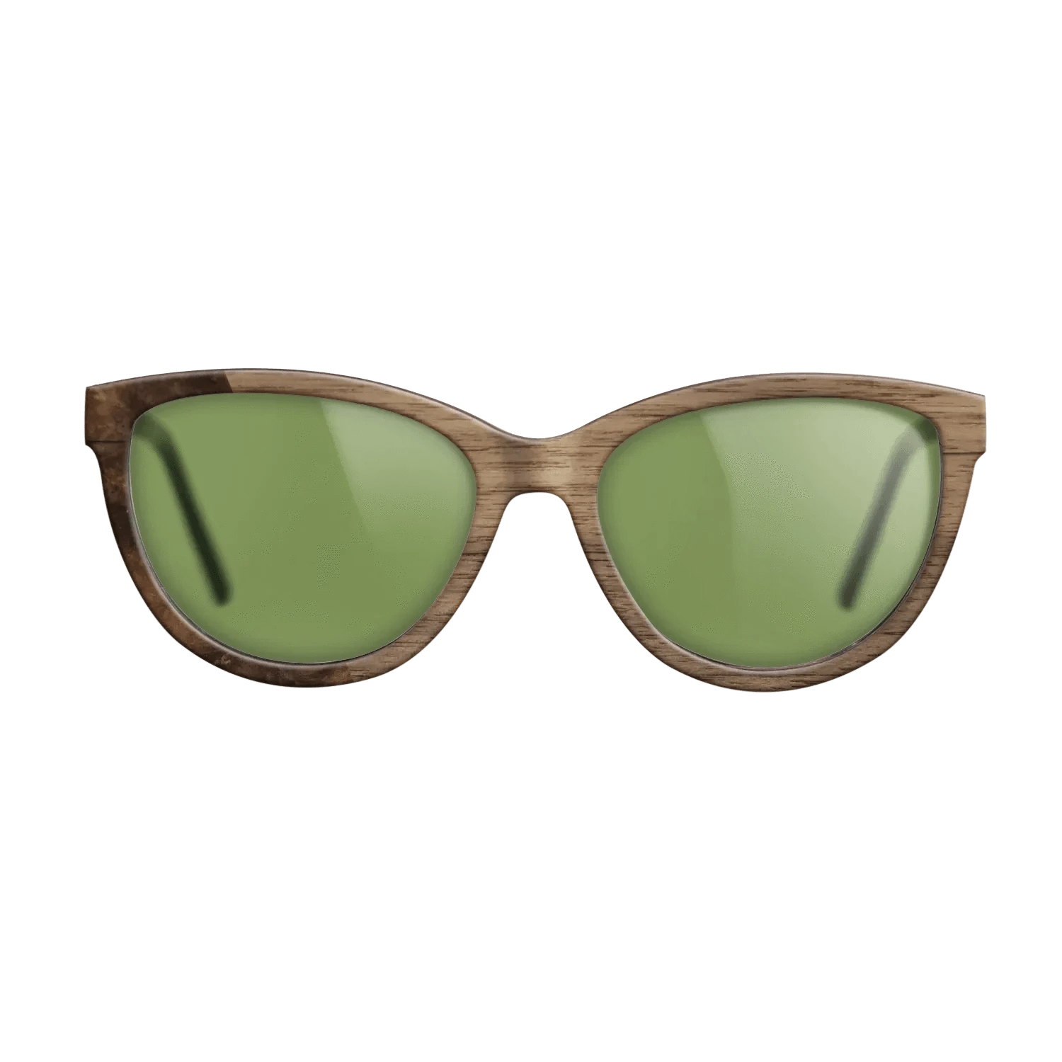 Walnut: Straight Grain,Walnut Burl: Bauhaus - The Maiden - Cat - 1873 - SIRIS wood optic