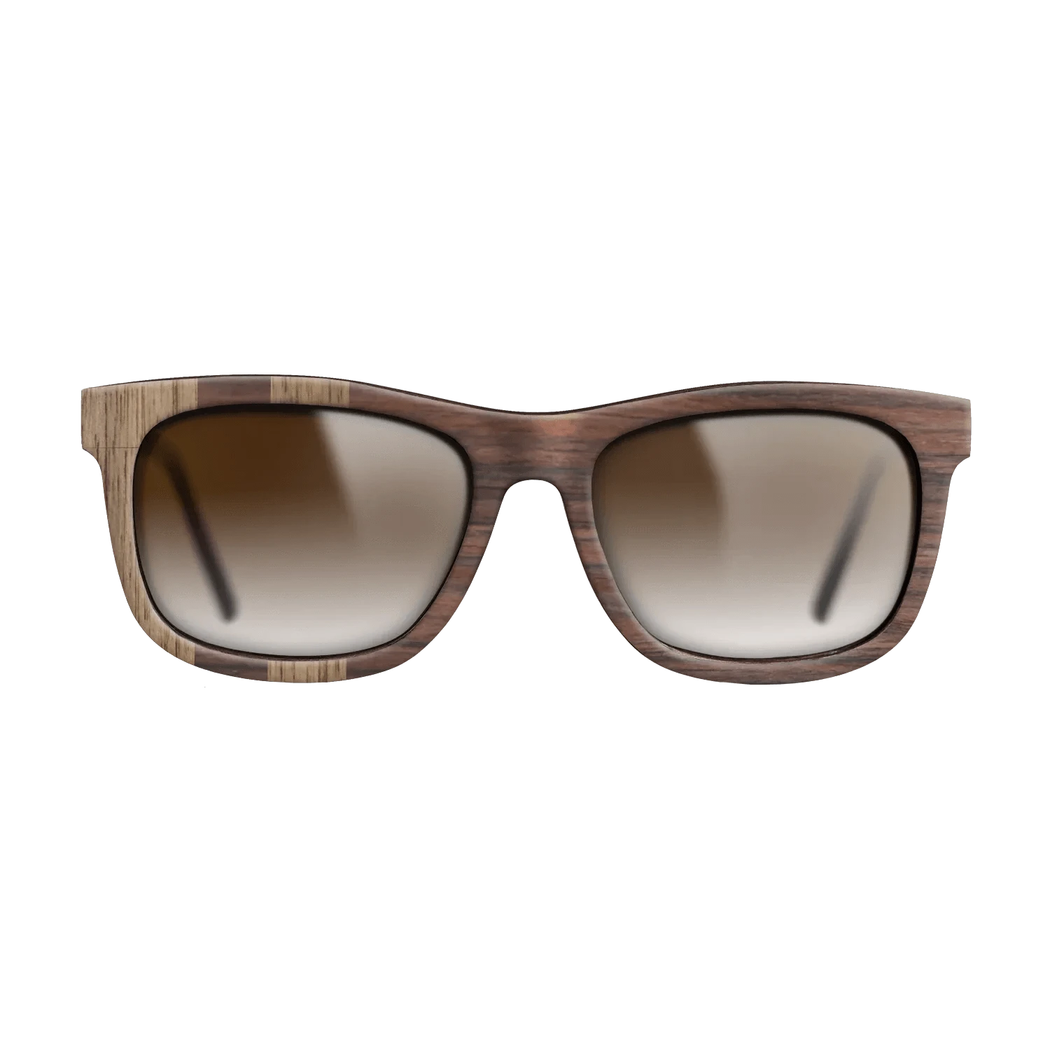 Walnut: Straight Grain,Rosewood Reconstituted: Splice - The Hero - Square - 1068 - SIRIS wood optic