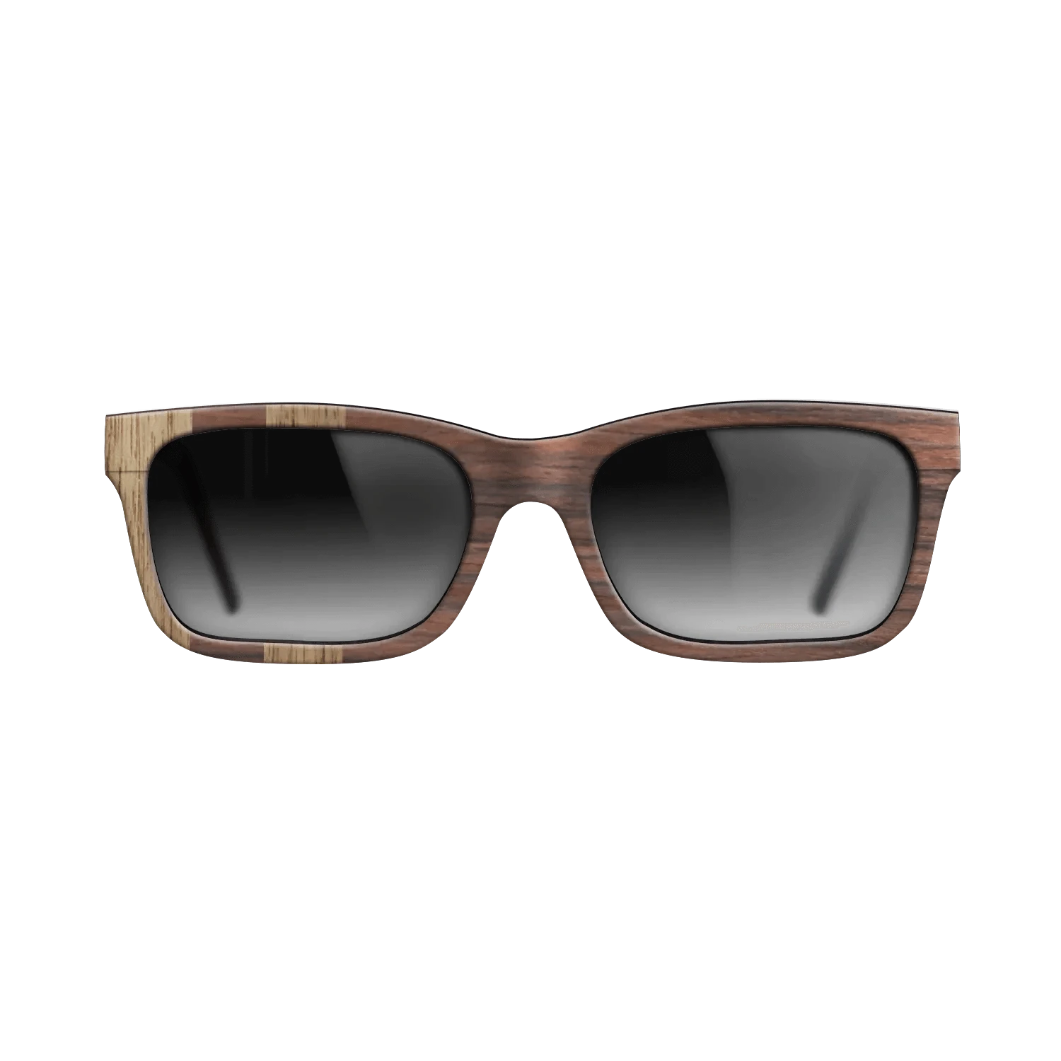 Walnut: Straight Grain,Rosewood Reconstituted: Splice - The Sage - Rectangle - 1068 - SIRIS wood optic