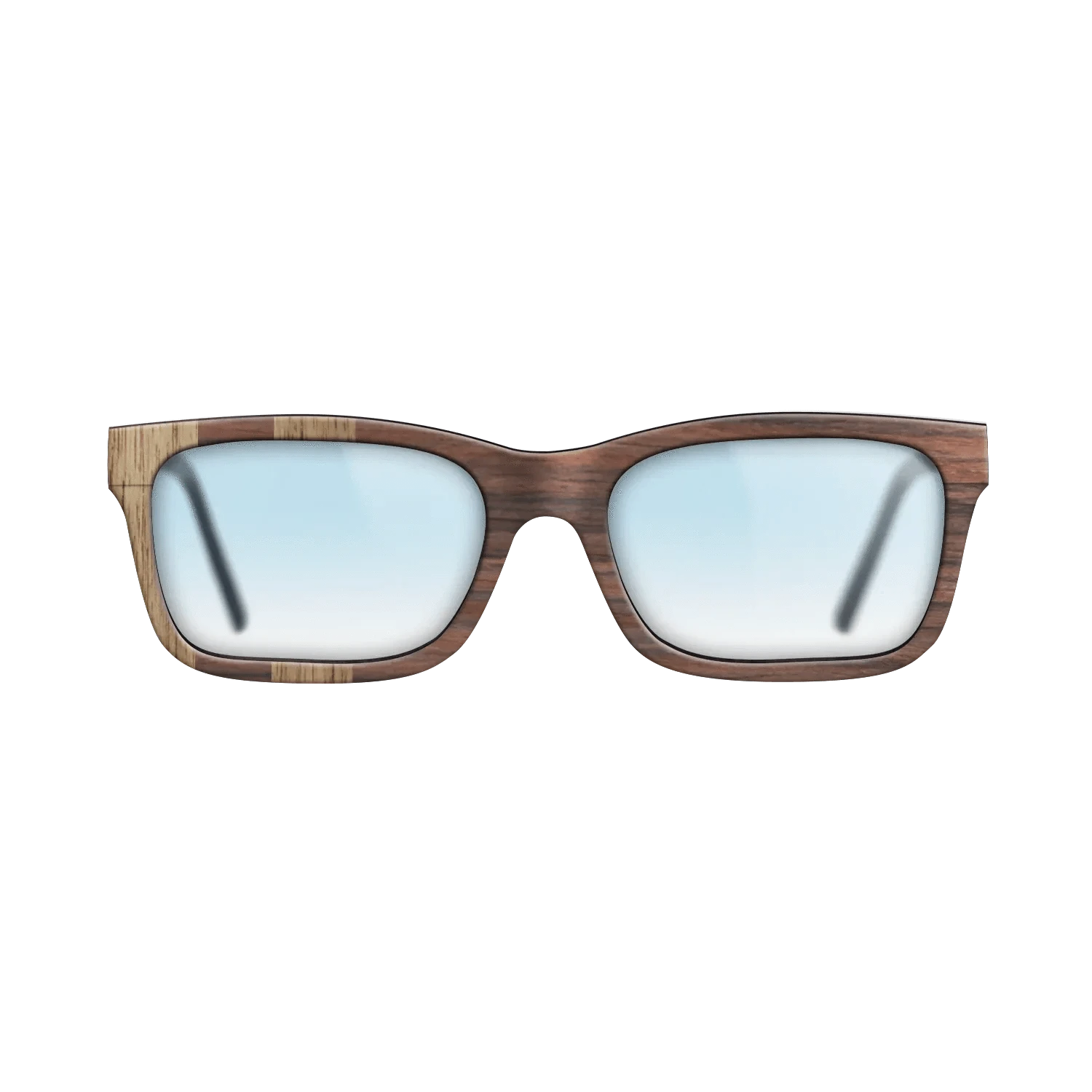 Walnut: Straight Grain,Rosewood Reconstituted: Splice - The Sage - Rectangle - 1068 - SIRIS wood optic