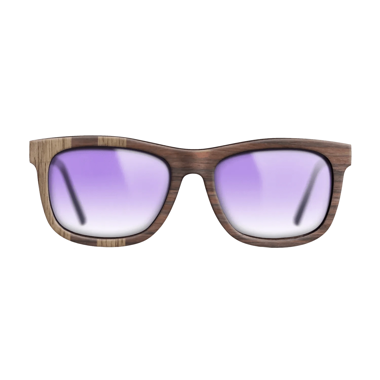 Walnut: Straight Grain,Rosewood Reconstituted: Splice - The Hero - Square - 1068 - SIRIS wood optic