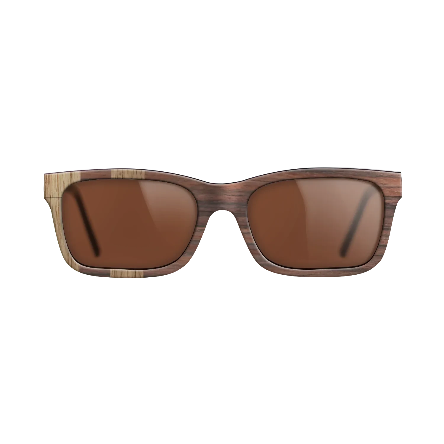 Walnut: Straight Grain,Rosewood Reconstituted: Splice - The Sage - Rectangle - 1068 - SIRIS wood optic