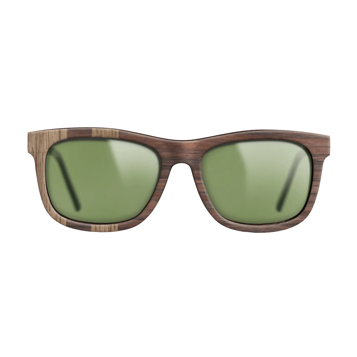Walnut: Straight Grain,Rosewood Reconstituted: Splice - The Hero - Square - 1068 - SIRIS wood optic