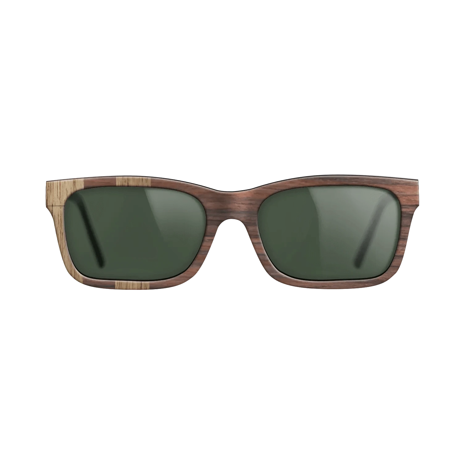 Walnut: Straight Grain,Rosewood Reconstituted: Splice - The Sage - Rectangle - 1068 - SIRIS wood optic