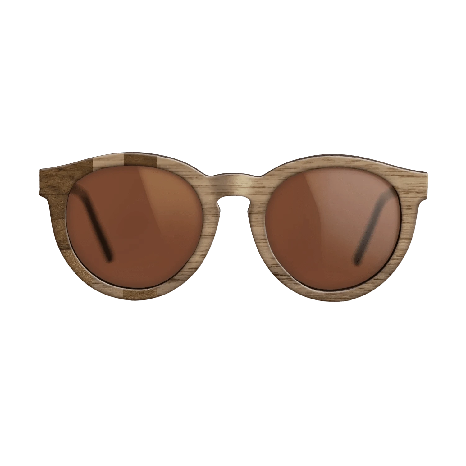 Ziricote Dark Quartered,Walnut: Straight Grain: Splice - The Rebel - Round - 860 - SIRIS wood optic