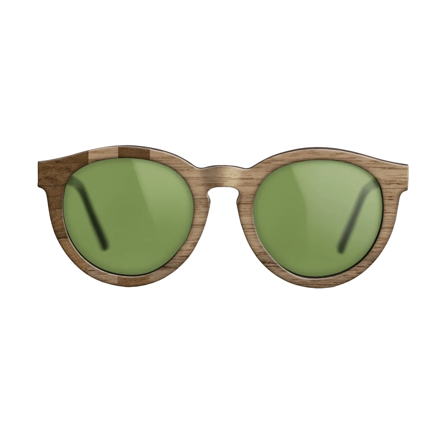Ziricote Dark Quartered,Walnut: Straight Grain: Splice - The Rebel - Round - 860 - SIRIS wood optic