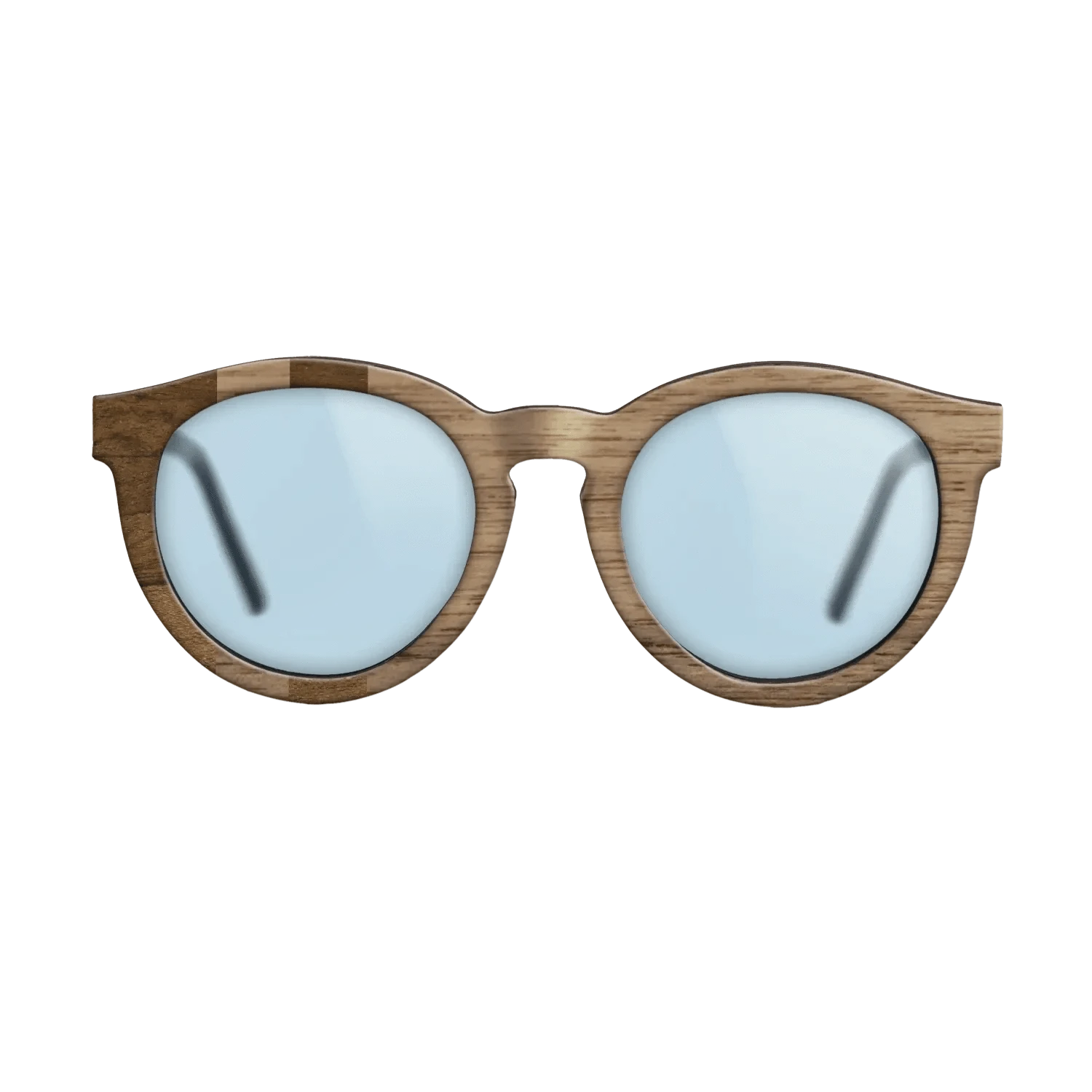 Ziricote Dark Quartered,Walnut: Straight Grain: Splice - The Rebel - Round - 860 - SIRIS wood optic