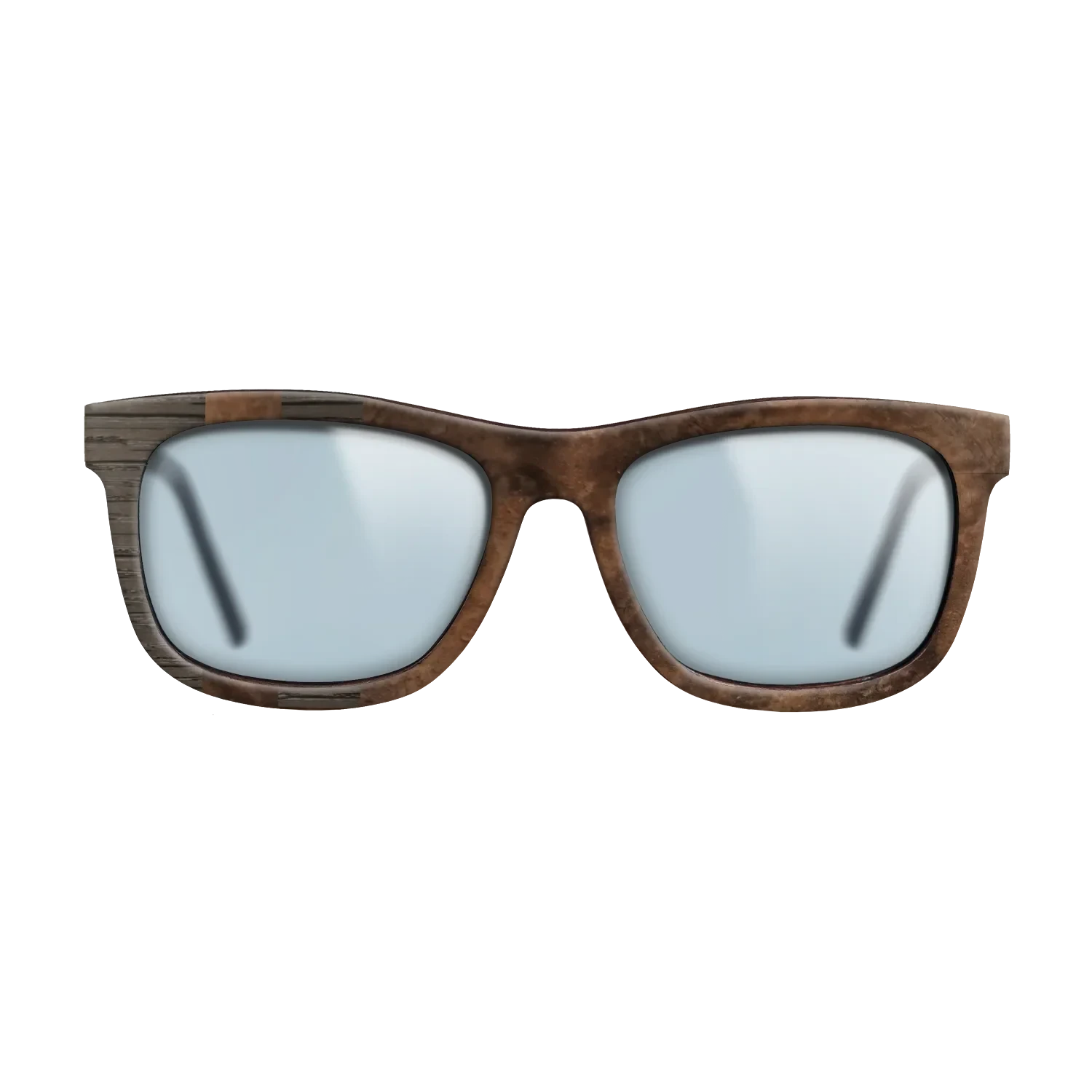 Walnut Burl,Fumed Oak: Splice - The Hero - Square - SIRIS wood optic