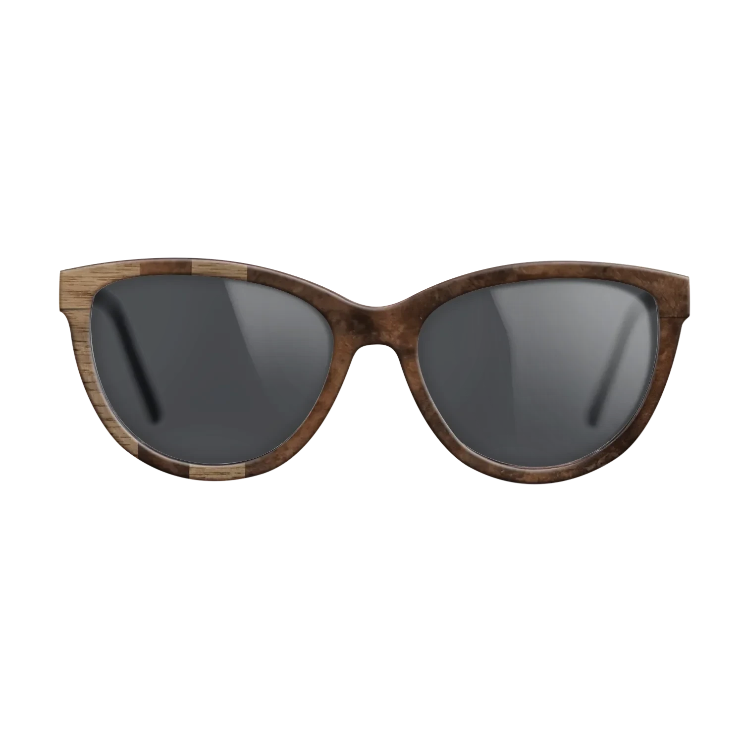 Walnut: Straight Grain,Walnut Burl: Splice - The Maiden - Cat - 1136 - SIRIS wood optic