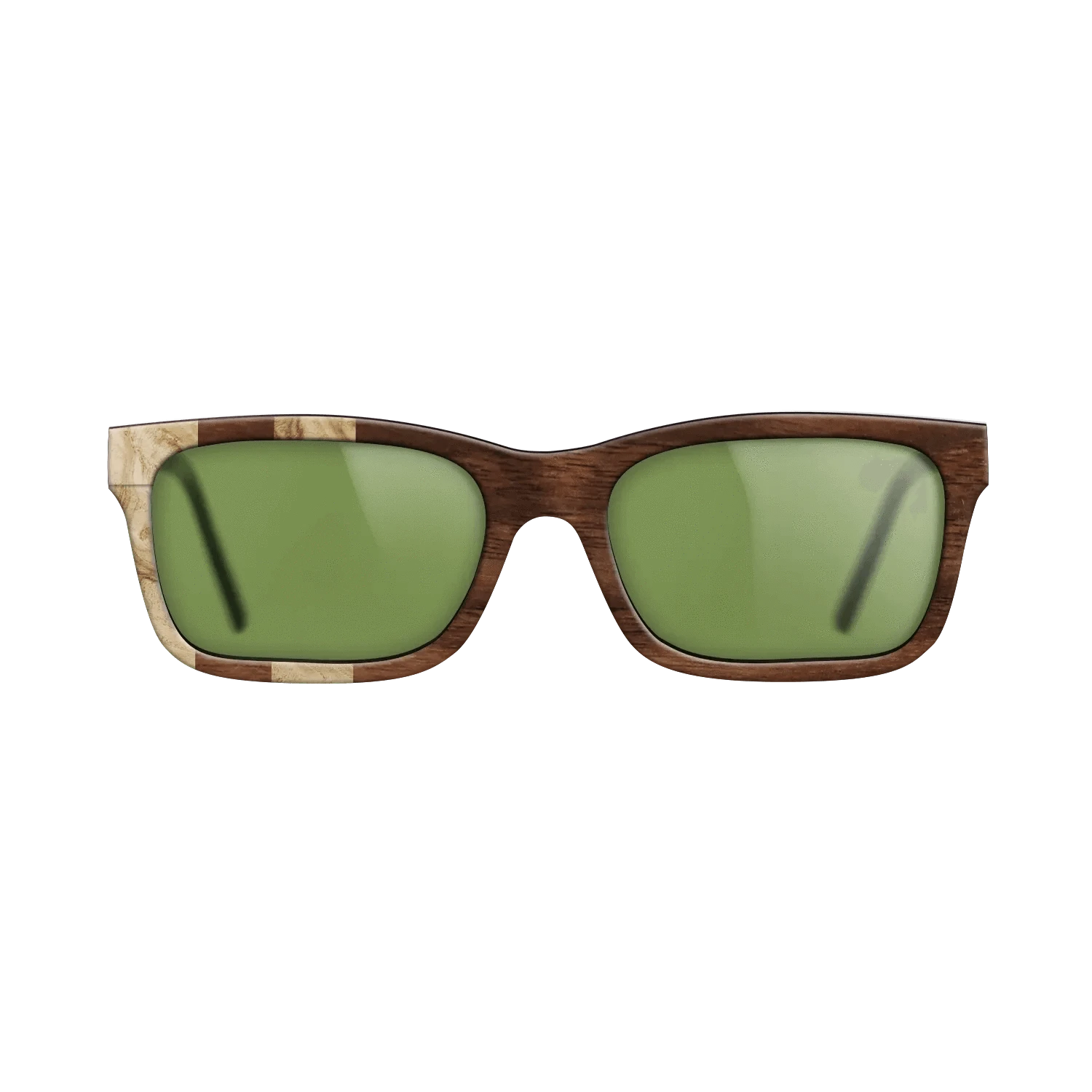Olive Burl,Walnut Claro Dark: Splice - The Sage - Rectangle - SIRIS wood optic