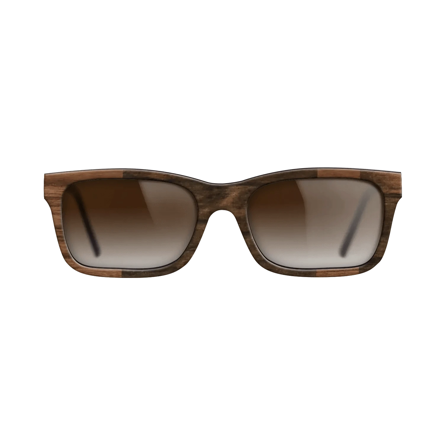Walnut Claro Dark,Ziricote Dark Quartered: Splice - The Sage - Rectangle - 1605 - SIRIS wood optic