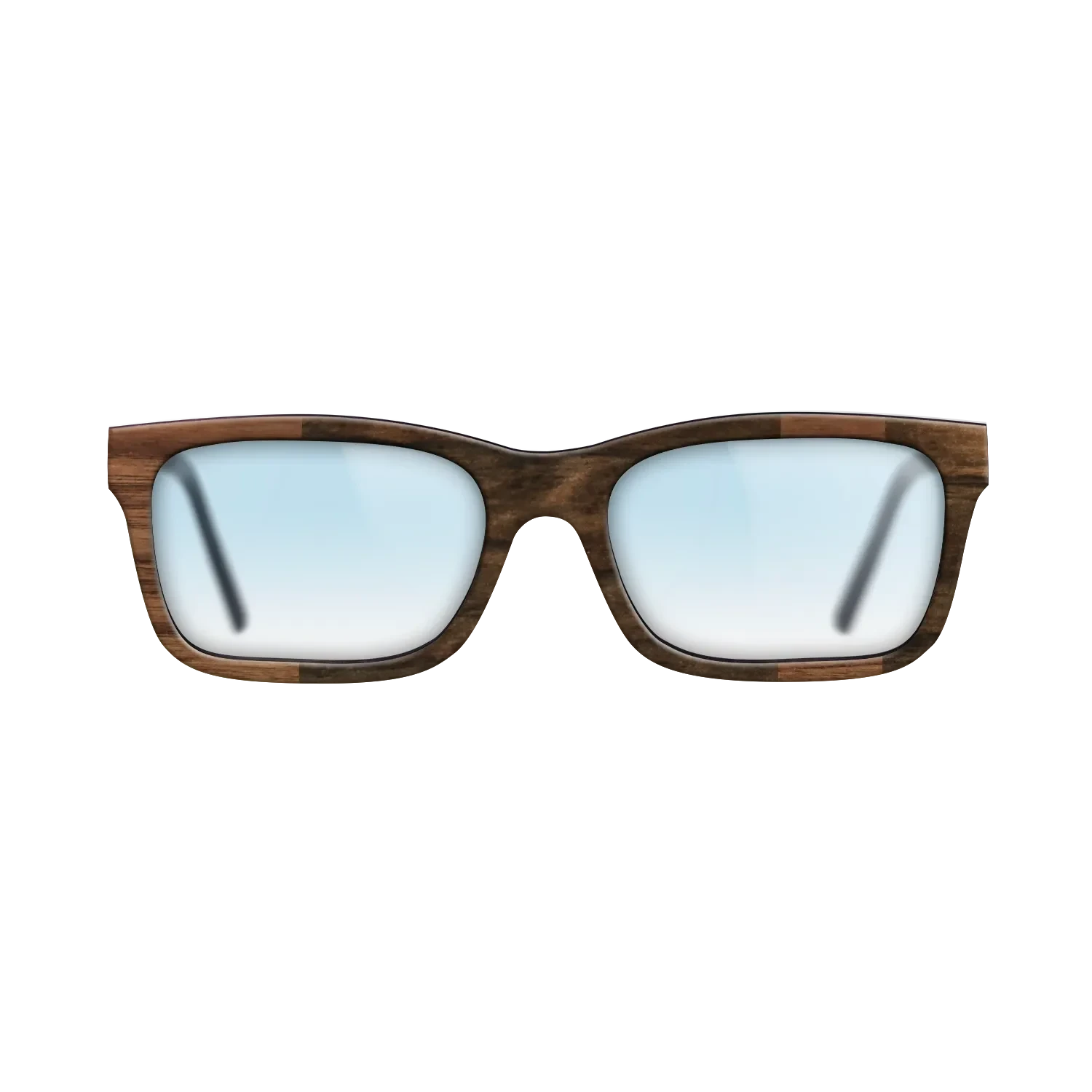 Walnut Claro Dark,Ziricote Dark Quartered: Splice - The Sage - Rectangle - 1605 - SIRIS wood optic