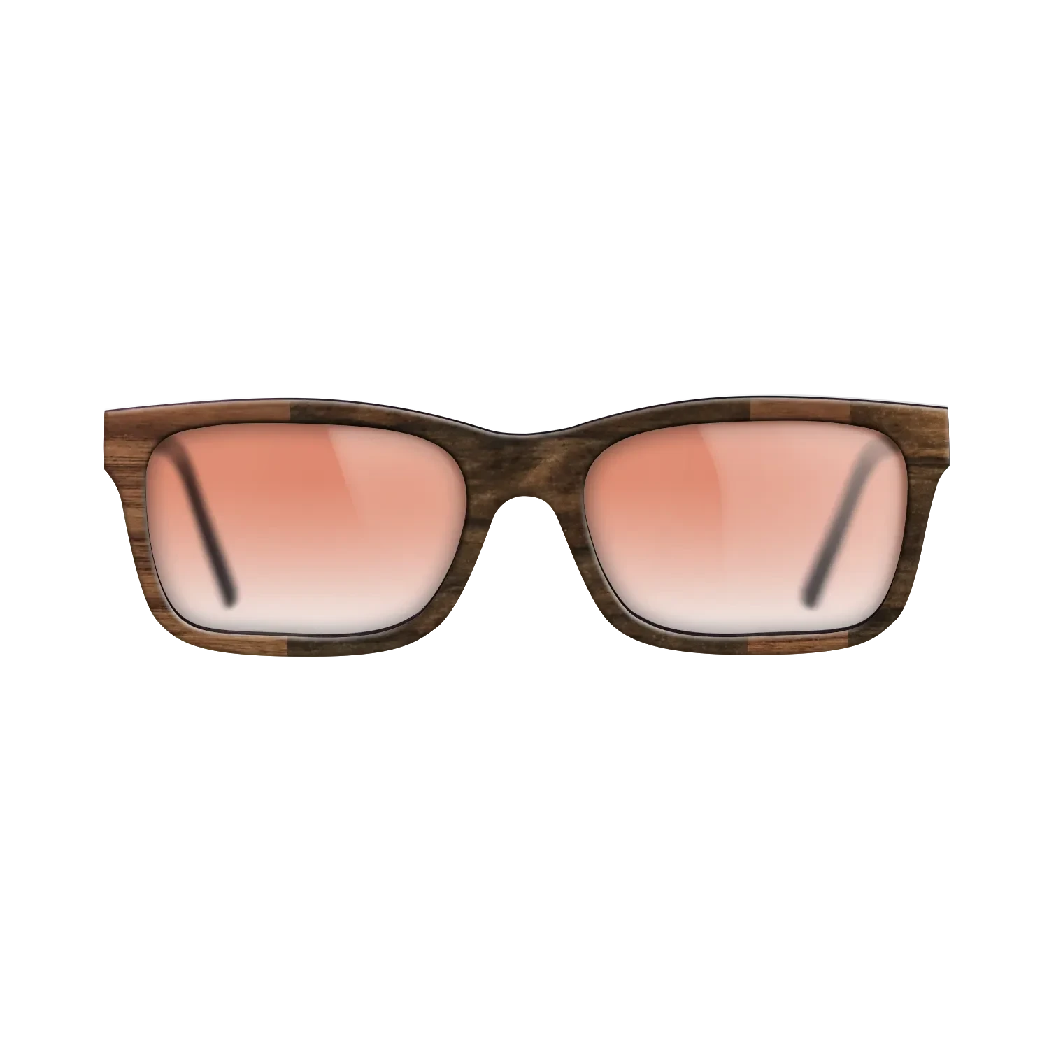Walnut Claro Dark,Ziricote Dark Quartered: Splice - The Sage - Rectangle - 1605 - SIRIS wood optic