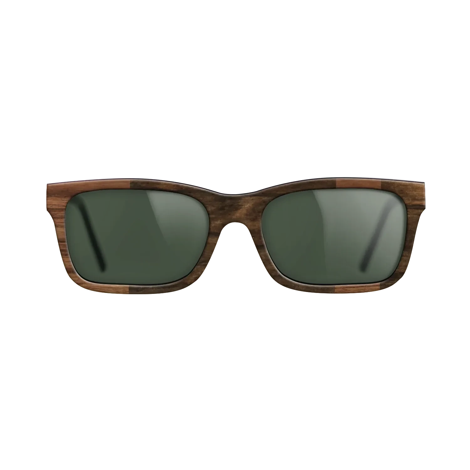 Walnut Claro Dark,Ziricote Dark Quartered: Splice - The Sage - Rectangle - 1605 - SIRIS wood optic