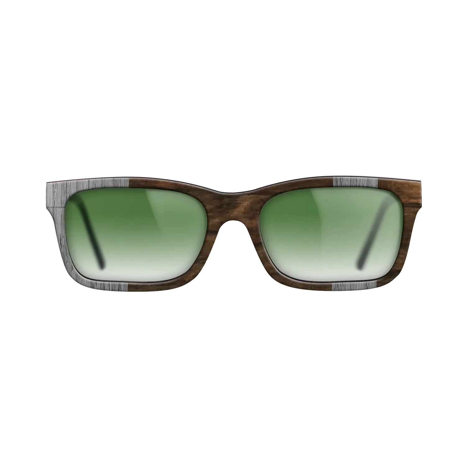 Poplar Dyed: Grey,Ziricote Dark Quartered: Splice - The Sage - Rectangle - 1722 - SIRIS wood optic