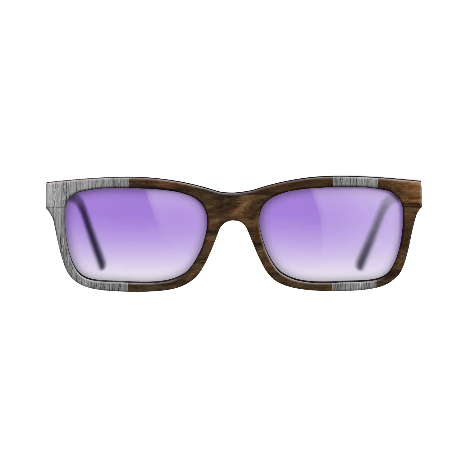 Poplar Dyed: Grey,Ziricote Dark Quartered: Splice - The Sage - Rectangle - 1722 - SIRIS wood optic