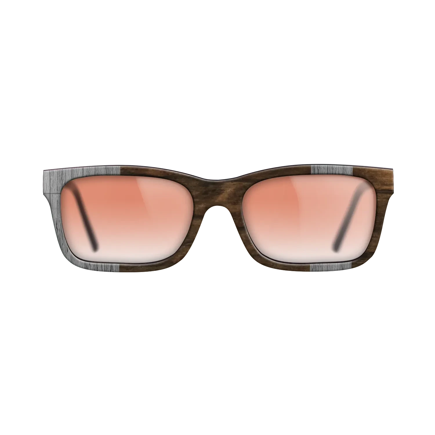 Poplar Dyed: Grey,Ziricote Dark Quartered: Splice - The Sage - Rectangle - 1722 - SIRIS wood optic