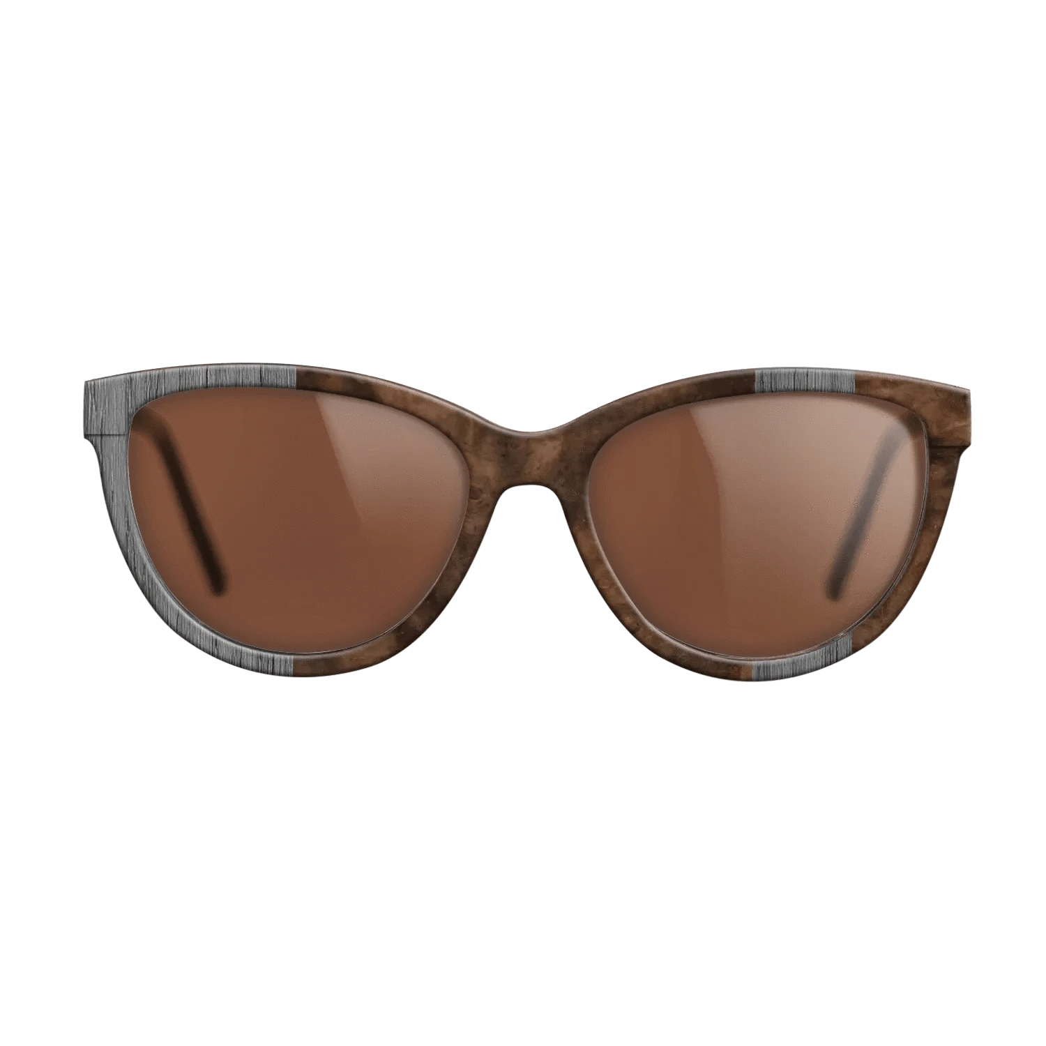 Poplar Dyed: Grey,Walnut Burl: Splice - The Maiden - Cat - SIRIS wood optic