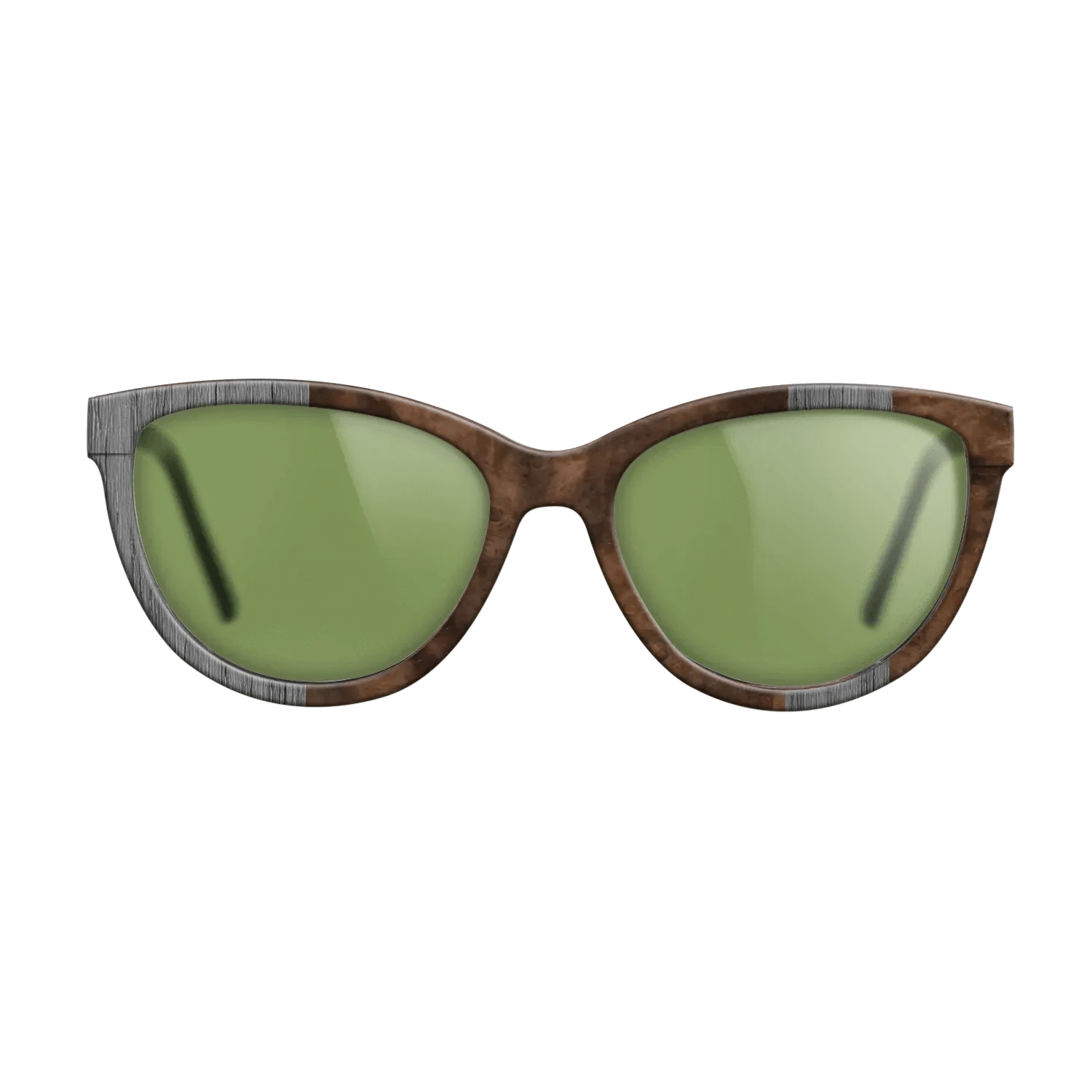 Poplar Dyed: Grey,Walnut Burl: Splice - The Maiden - Cat - SIRIS wood optic