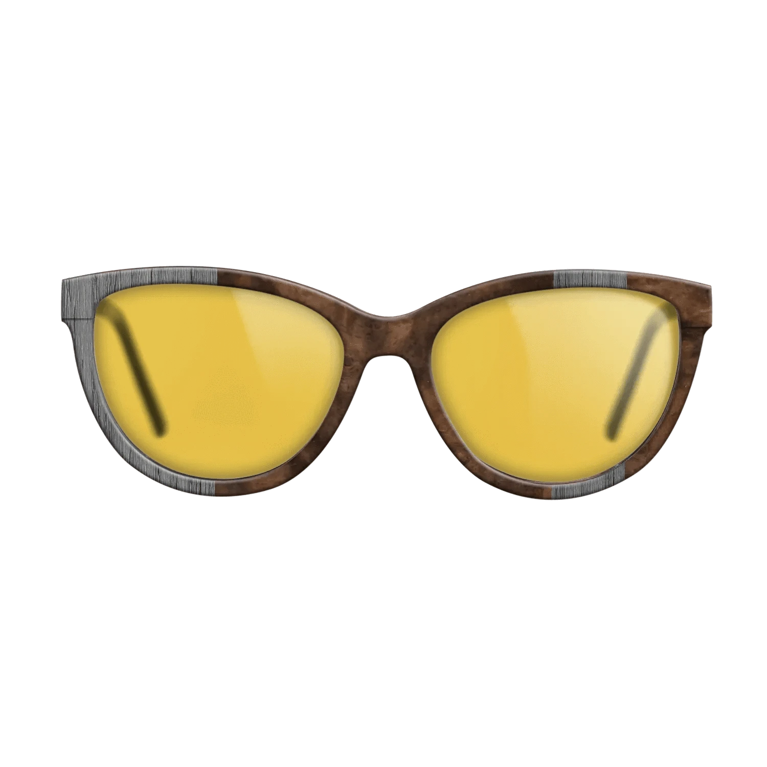 Poplar Dyed: Grey,Walnut Burl: Splice - The Maiden - Cat - SIRIS wood optic
