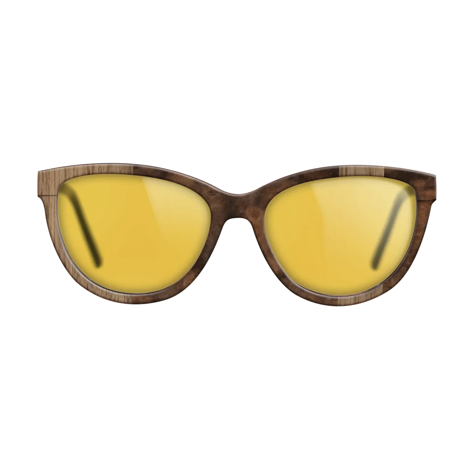 Walnut: Straight Grain,Walnut Burl: Splice - The Maiden - Cat - 730 - SIRIS wood optic