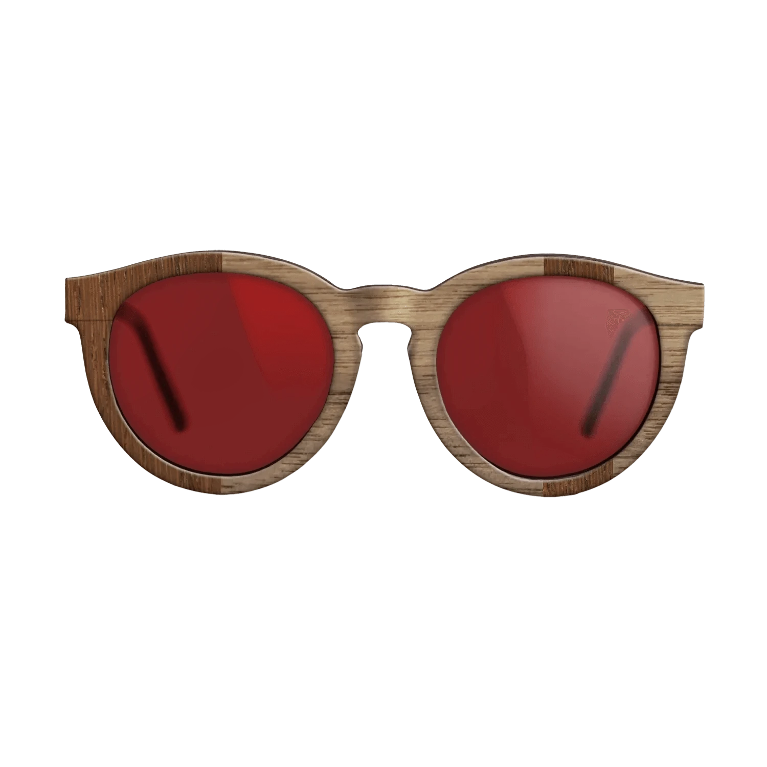 Wenge,Walnut: Straight Grain: Splice - The Rebel - Round - SIRIS wood optic